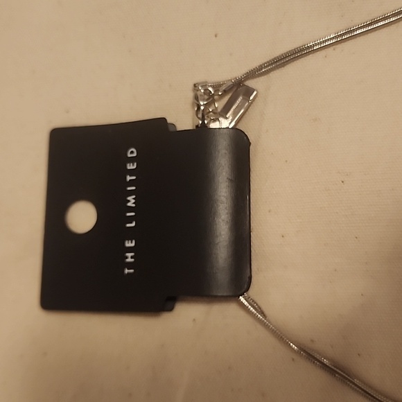 The Limited silvertone two chained necklace NWT - Picture 3 of 5